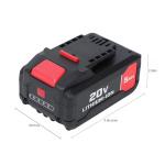 WMEXINBAO 20V 5Ah Lithium-Ion Replacement Battery Pack for Bauer 20V Cordless Power Tools, Replacement Battery
