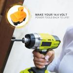 Reoben [Upgraded] 3600mAh Replacement Battery Compatible with Ryobi 14.4V Battery 1314702 130224010 130224011 130281002 1400144 1400655 HP1441 HP1441M HP1441MK2 HP1442M Cordless Power Tools (2 Pack)