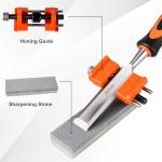 Yunziling 10Pcs Wood Chisel Sets, 6Pcs Premium Wood Chisels with Honing Guide, Sharpening Stone & Carpenter Pencils, Wood Carving Tools Kit for DIY & Professional Use (6-38mm)