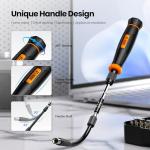 JOREST 152 in 1 Precision Screwdriver Set, Tool Gifts for Men, Magnetic Tool Kit with Torx Triwing Bits, Repair for Electronics,Macbook, Laptop, PC, RC, PS5, iphone,Jewelers, XBOX, Glasses