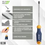 SUNHZMCKP Magnetic Screwdriver Set 66-Piece, S2- Alloy Tool Steel, Includes Slotted/Phillips/Torx Mini Precision Screwdrivers, Replaceable Screwdriver Bits With Sturdy tool box