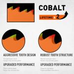 HORUSDY 10-Piece Reciprocating Saw Blades Set - Professional Sawzall Blades for Wood, Metal, Drywall & Plastic - High Carbon Steel Pruning Saw Blades - Compatible with DeWalt, Milwaukee & More