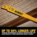 DEWALT Reciprocating Saw Blades, 10 Piece Combination Set, Various Sizes (DW4898)