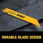 DEWALT Reciprocating Saw Blades, 10 Piece Combination Set, Various Sizes (DW4898)
