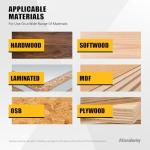 7 1/4 Inch Framing Circular Saw Blade-3Pack, 24T ATB Carbide Teeth, Lightweight for Cordless Saws. Super Thin Kerf for Cutting Wood, Plywood, MDF, OSB, Hardwood, Softwood & More.