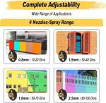 Paint Sprayer Tool 1000W High Power Electric Spray Paint Gun Easy to Clean for Furniture Cabinets House Painting Gold