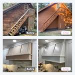 Paint Sprayer, 700W HVLP Paint Spray Gun with Cleaning & Blowing Joints, 4 Nozzles and 3 Patterns, Easy to Clean, for Furniture, Cabinets, Fence, Walls, Door, Garden Chairs etc. VF803 Pink