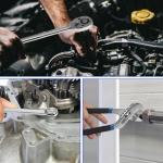 Prostormer Mechanic Tool Set, 240-Pieces Universal Household Auto Repair Tool Kit with Heavy Duty Aluminium Tool Box