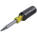 Klein Tools 32500 11-in-1 Screwdriver/Nut Driver Set, 8 Bits (Phillips, Slotted, Torx, Square), 3 Nut Driver Sizes, Cushion Grip Handle