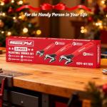 SEDY Adjustable Wrench Set Pipe Spanner: 6" 8" 10" Wide Jaw Black Oxide Wrench With Cushion Grip, Laser Marked Metric & SAE Scales, CR-V Steel for Professional