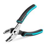 DURATECH 6 Inch Slip Joint Pliers, Small Pliers with Comfortable TPR Handle, High Carbon Steel, Swivel Rivet, Strong Sharp Teeth, Pliers for Tightening, Loosening and Gripping Nuts and Bolts
