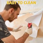 DIYSELF 1 Pack Razor Blade Scraper with 15 Extra Blades, Scraper Tool for Cleaning Window, Paint, Cooktop, Oven, Glass Stove Top Scraper, Razor Scraper with Buit-In Blade Storage