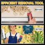 DIYSELF 1 Pack Razor Blade Scraper with 15 Extra Blades, Scraper Tool for Cleaning Window, Paint, Cooktop, Oven, Glass Stove Top Scraper, Razor Scraper with Buit-In Blade Storage