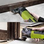 TrivdPro 100Pcs Oscillating Tool Blades Professional Universal Oscillating Saw Blades Wood Multitool Blades Compatible with Dewalt, Milwaukee, Ryobi, Rockwell, Bosch