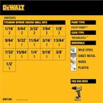 DEWALT Titanium Nitride Coated Drill Bit Set, Pilot Point, 21-Piece (DW1361)