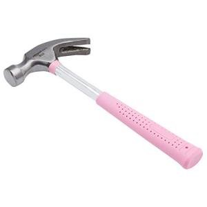 Pink Claw Hammer with Shock Reduction Grip