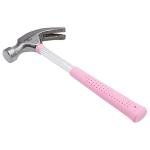 Pink Claw Hammer with Shock Reduction Grip