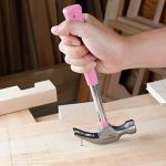 Pink Claw Hammer with Shock Reduction Grip