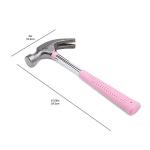 Pink Claw Hammer with Shock Reduction Grip