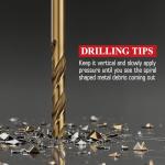 StratMet 13-Piece Cobalt Drill Bit Set