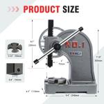 1 Ton Manual Arbor Press with Hand Wheel