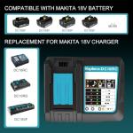Makita Rapid Battery Charger for 14.4V-18V Batteries