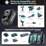 Maxofpowr 2 Pack 8.0Ah Makita Battery & Charger