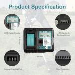 DC18RF Charger for Makita 14.4V/18V Batteries