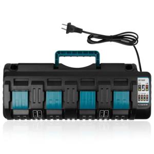Makita 4-Port Rapid Charger with USB Ports