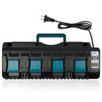 Makita 4-Port Rapid Charger with USB Ports