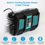 TeenPower 18V Dual Port Rapid Charger for Makita