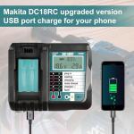 DC18RF Charger for Makita 14.4V/18V Batteries