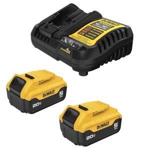 DEWALT 20V MAX 5.0 Ah Lithium-Ion Battery 2-Pack