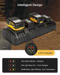 Lenoya DCB104 Battery Charger for Dewalt 12V/20V