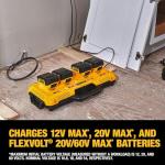 DEWALT 8 Amp 4-Port Battery Charger Station
