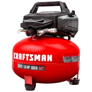 Portable 6 Gallon Oil-Free Pancake Air Compressor