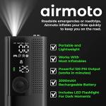 Airmoto Portable Tire Inflator with Digital Gauge