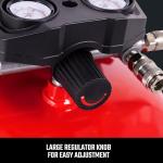 Portable 6 Gallon Oil-Free Pancake Air Compressor