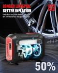 ROCGORLD R8 Portable Tire Inflator with Digital Screen