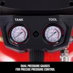 Portable 6 Gallon Oil-Free Pancake Air Compressor