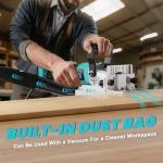 Ecarke Cordless Biscuit Joiner Kit with 80 Wafers