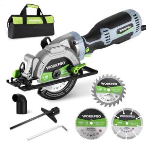 WORKPRO 5.8Amp Compact Circular Saw with Blades