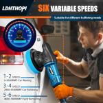 980W Dual Action Polisher with 8 Pads