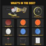 Cordless 6-Inch Rotary Buffer Polisher for Dewalt