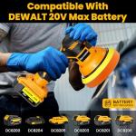 DEWALT Cordless 6-Inch Orbital Buffer Polisher Kit