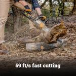 Worx Nitro 40V 16" Cordless Brushless Chainsaw 4.0 Ah Battery and Charger Included WG385