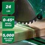 Metabo HPT 10-Inch Miter Saw with Precision Cuts