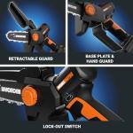 Worx Nitro 20V 5" Cordless Brushless Chainsaw 2.0 Ah Battery and Charger Included WG325