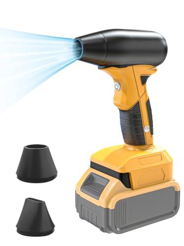 Mini Jet Dry Blower for Dewalt 20V Battery with Brushless Motor Handheld Jet Fan with 4 Gears Adjustable for Garages Sawmill Home Workshop Car Cleaning (No Battery)