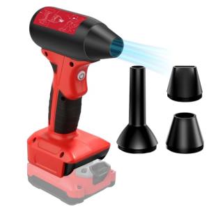 Cordless Leaf Blower, 130000 RPM High Speed Jet Fan, Compatible with Craftsman 20V Battery, Lightweight Handheld Electric Blower for Lawn Care, Yard, Patio, Dust & Debris Cleaning